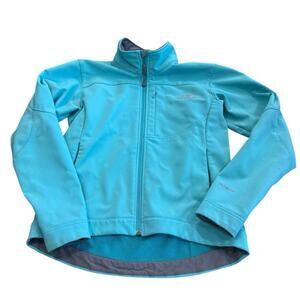 The North Face Apex Bionic Softshell Jacket Womens Small Blue Wind Resistant